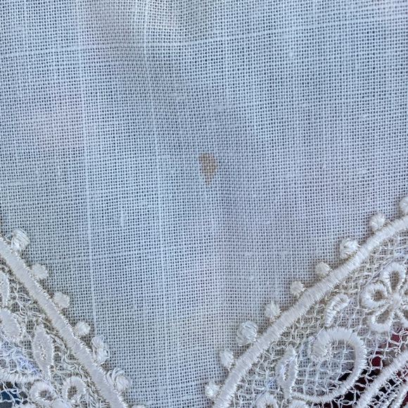 Vintage 80s 90s Lisa II Ltd Floral Cottagecore Lace Collar Dress Women’s M - Picture 13 of 14